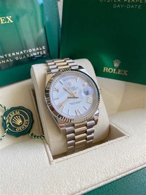 rolex day date white roman|rolex day date bracelet.